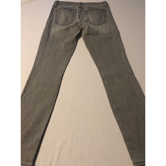 Gap Women's Denim Gray Stretch Authentic True Skinny Jeans Size 27 X 30 - Picture 9 of 9